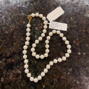 Charter Club Classic White Pearl Necklace